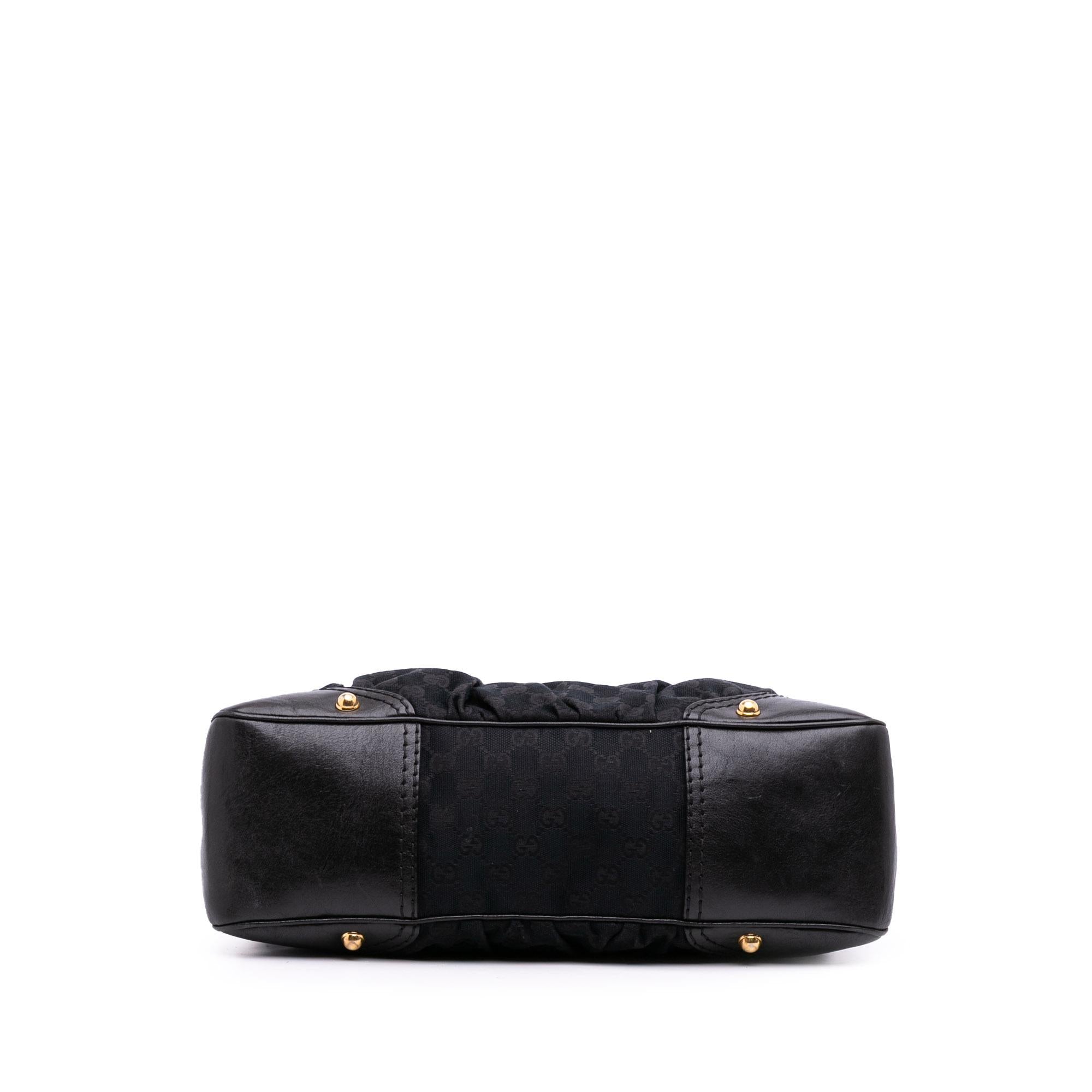 Gucci Medium GG Canvas Jockey Hobo