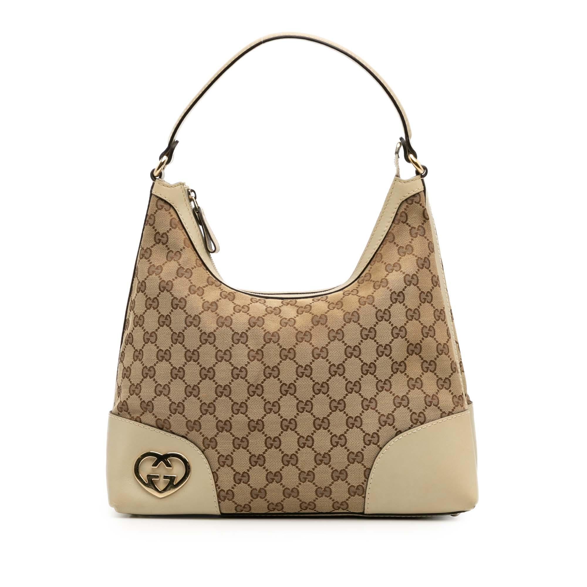 Gucci Medium GG Canvas Lovely Shoulder Bag