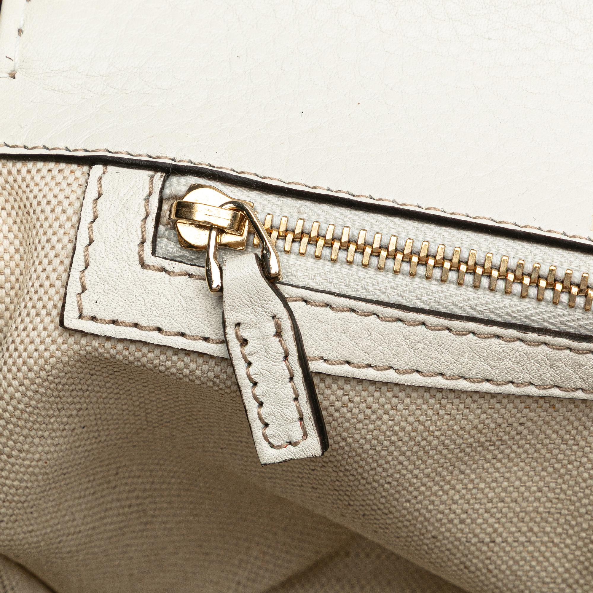 Gucci Medium GG Canvas New Bamboo Satchel
