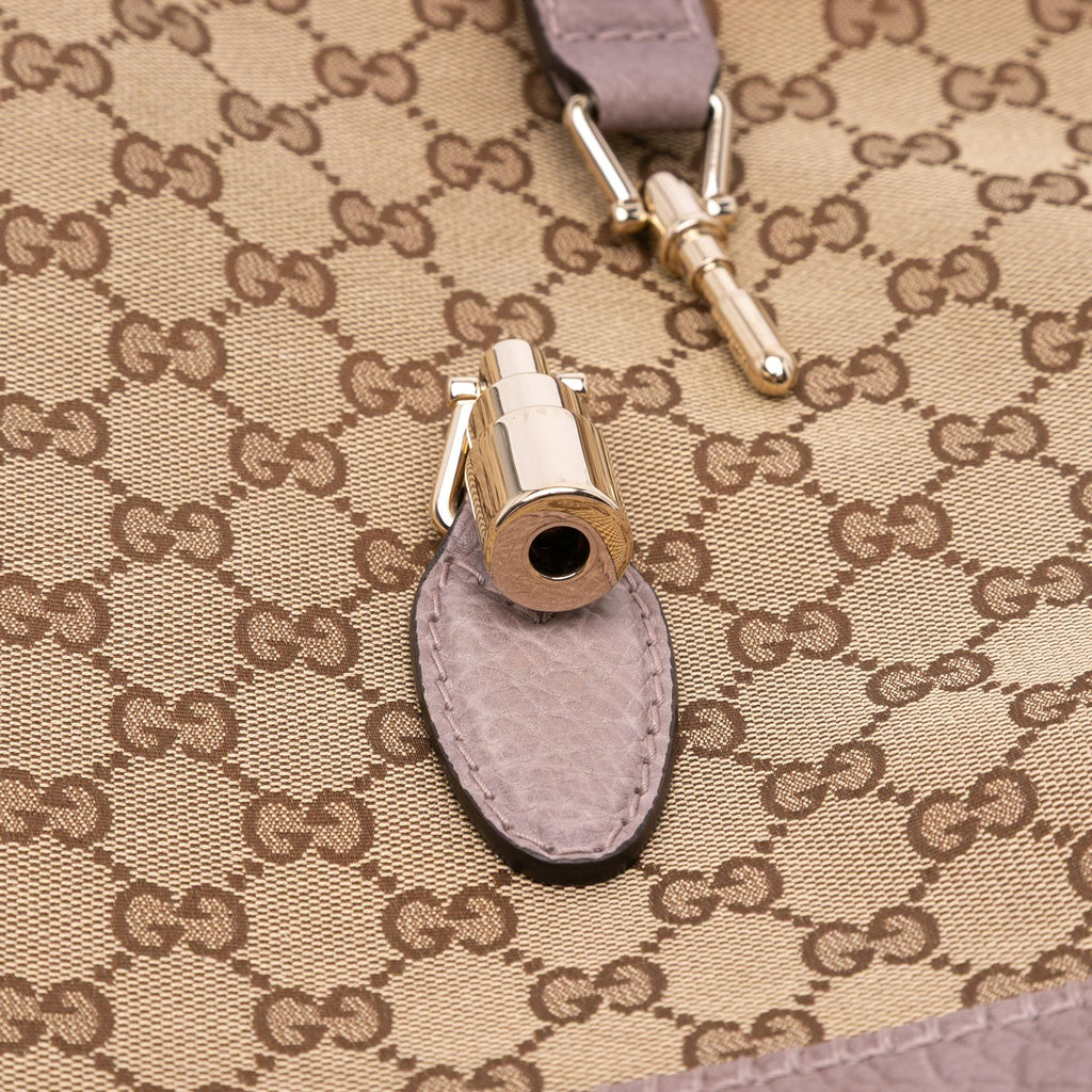 Gucci Medium GG Canvas New Jackie Satchel