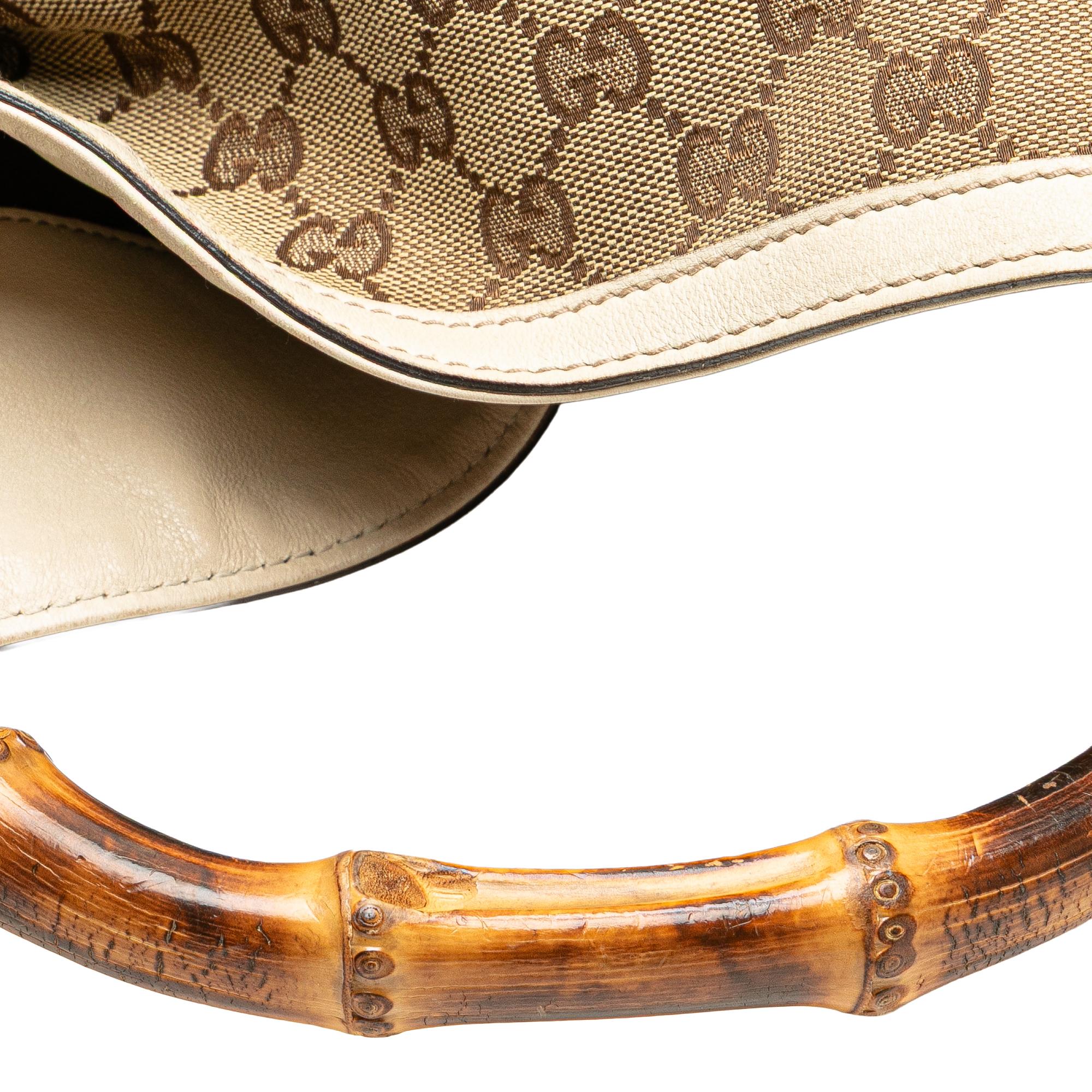 Gucci Medium GG Canvas Peggy Satchel