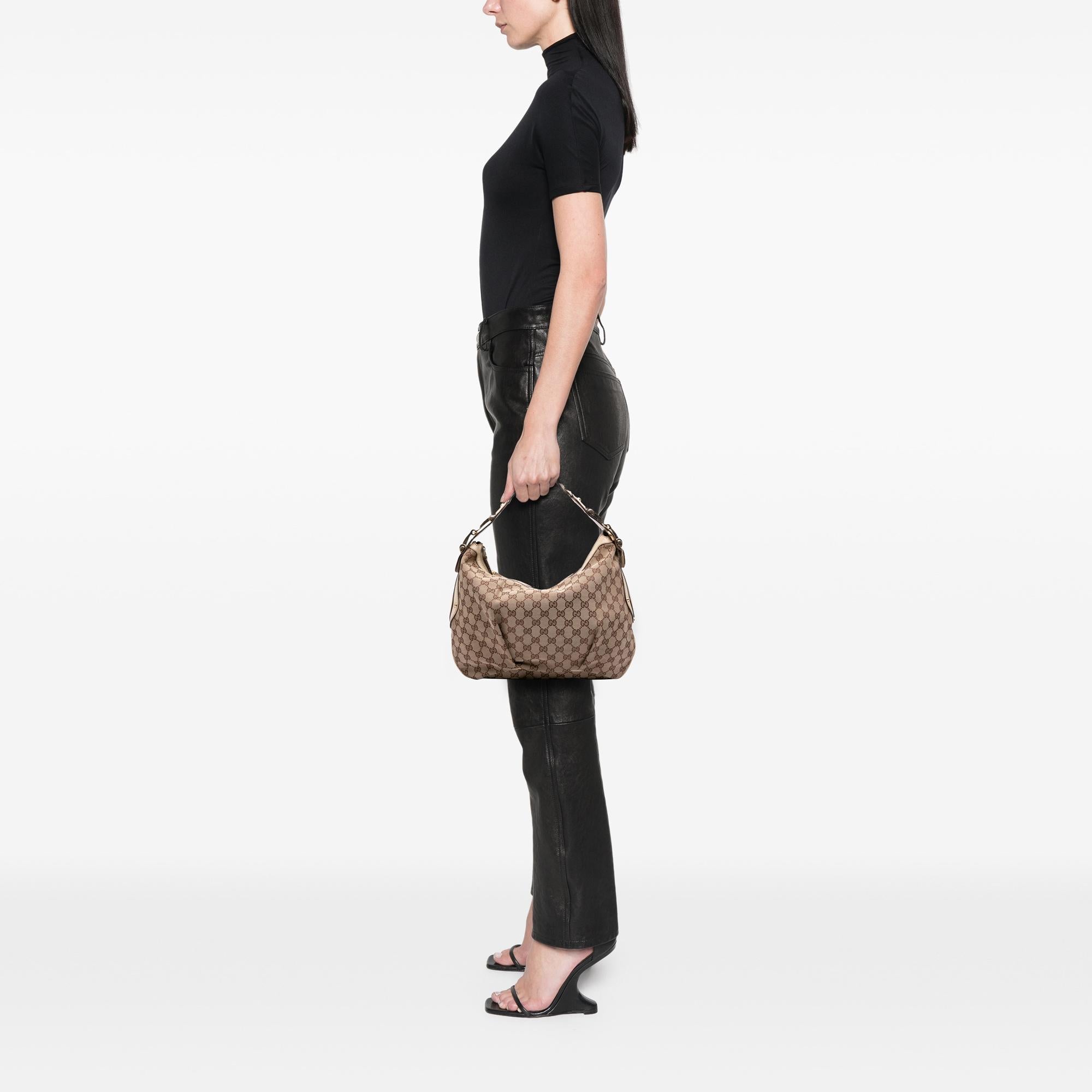 Gucci Medium GG Canvas Pelham Hobo