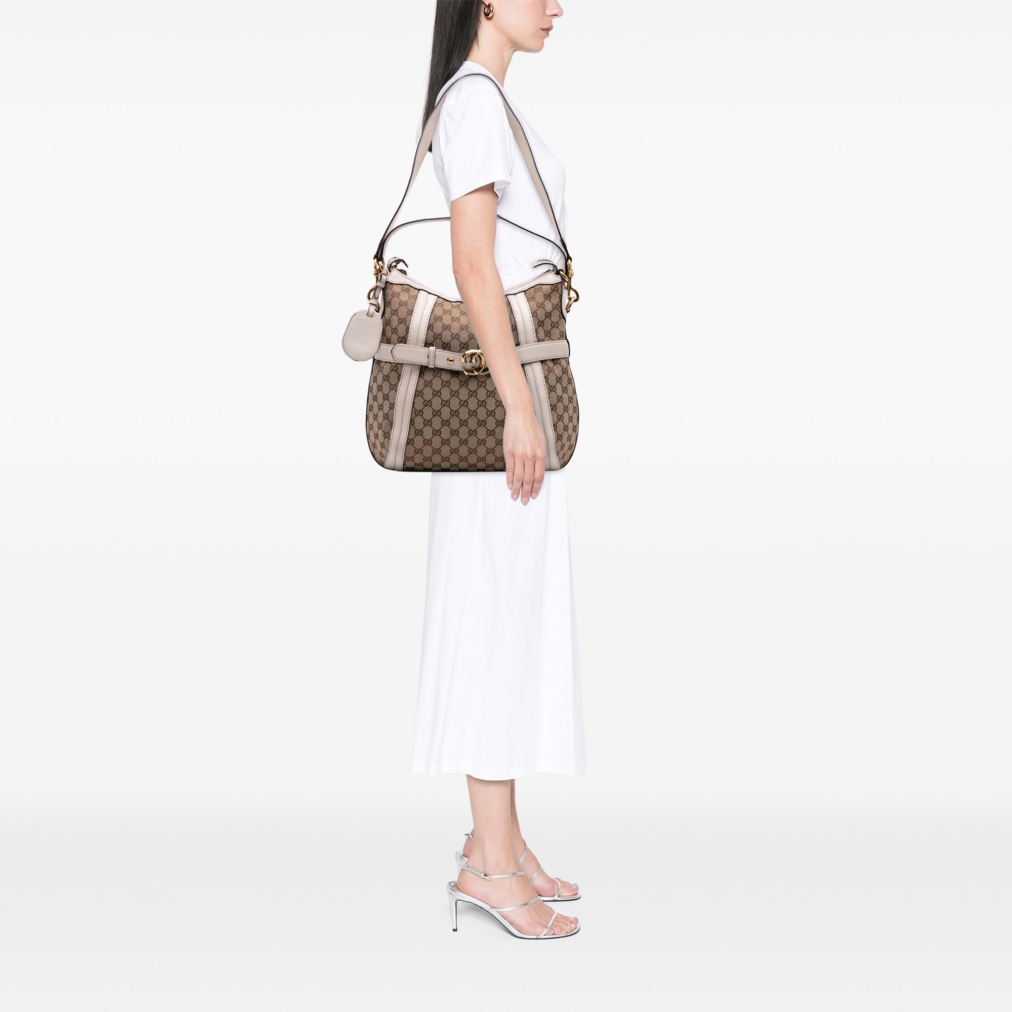 Gucci Medium GG Canvas Running Satchel