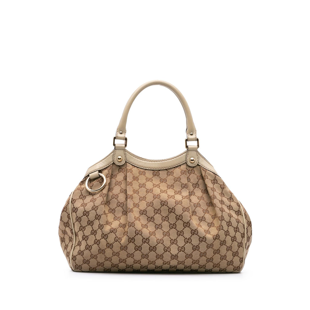 Gucci Medium GG Canvas Sukey Tote