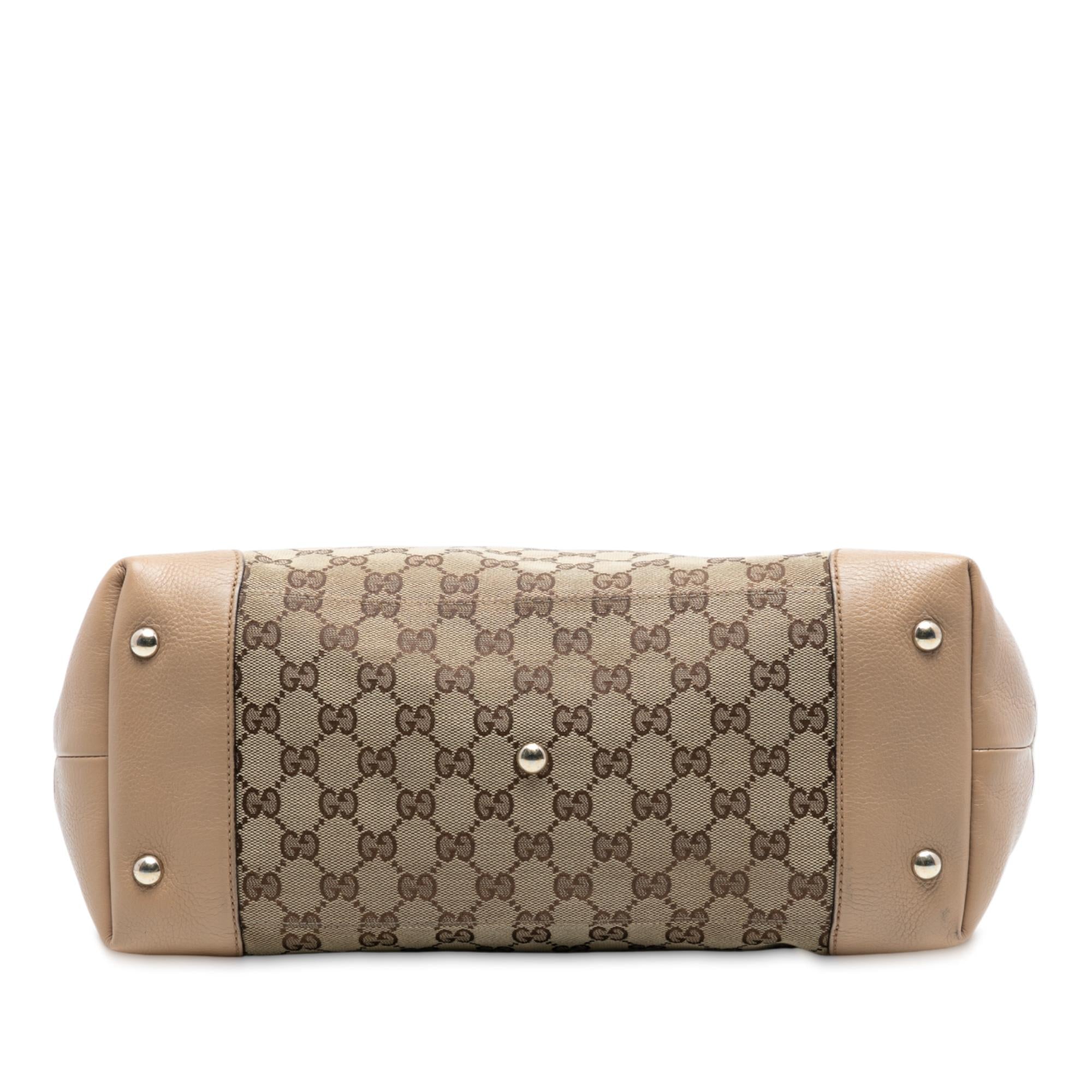 Gucci Medium GG Canvas Web Dressage Tote