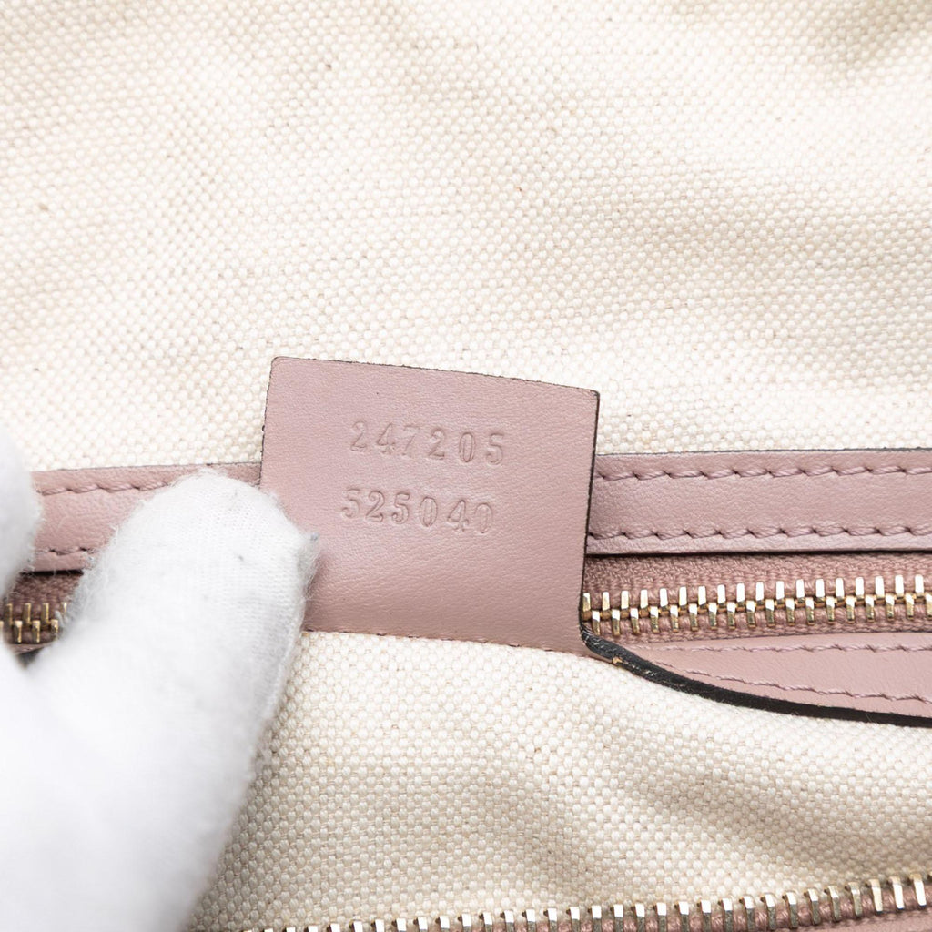 Gucci Medium GG Canvas Web Joy Boston Bag