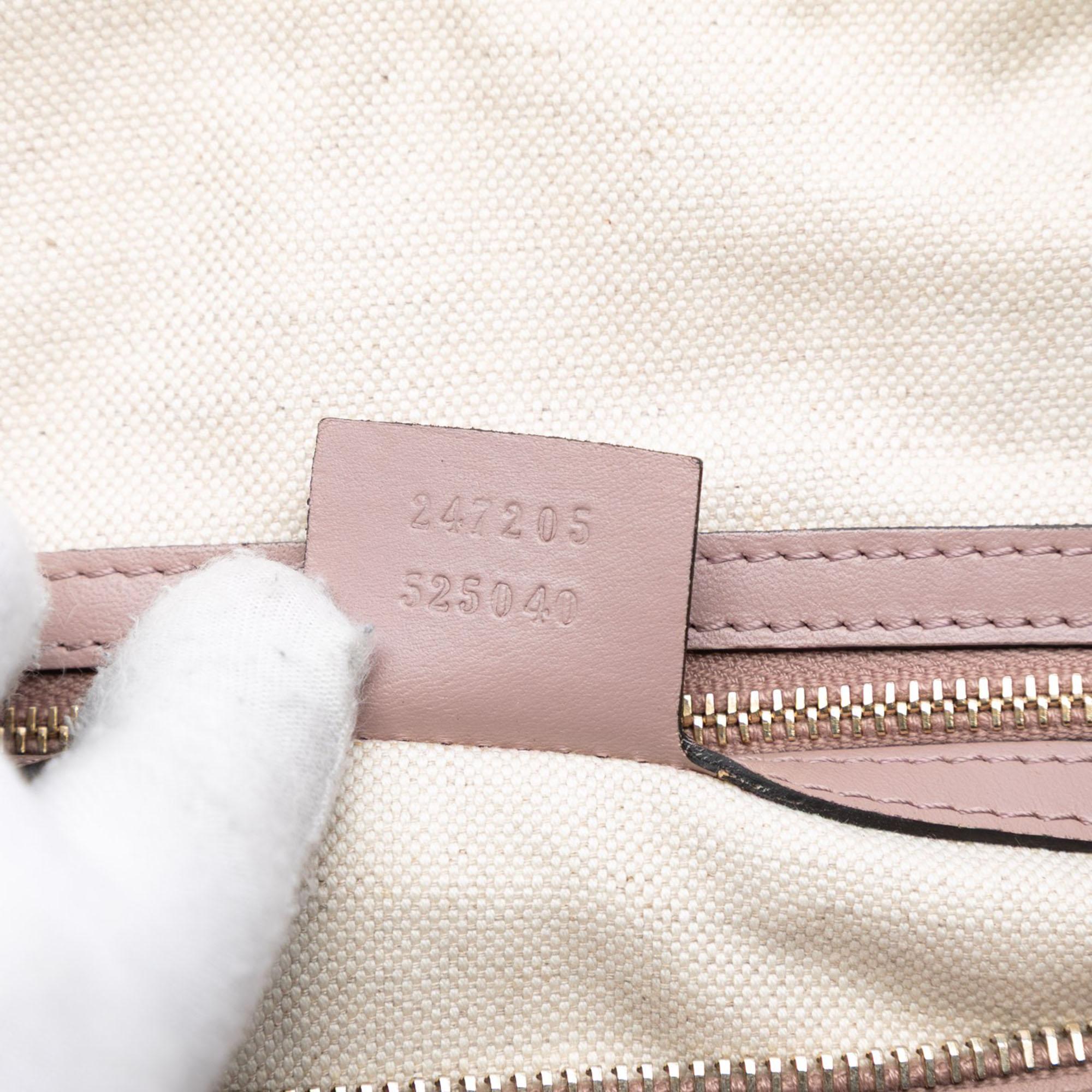 Gucci Medium GG Canvas Web Joy Boston Bag