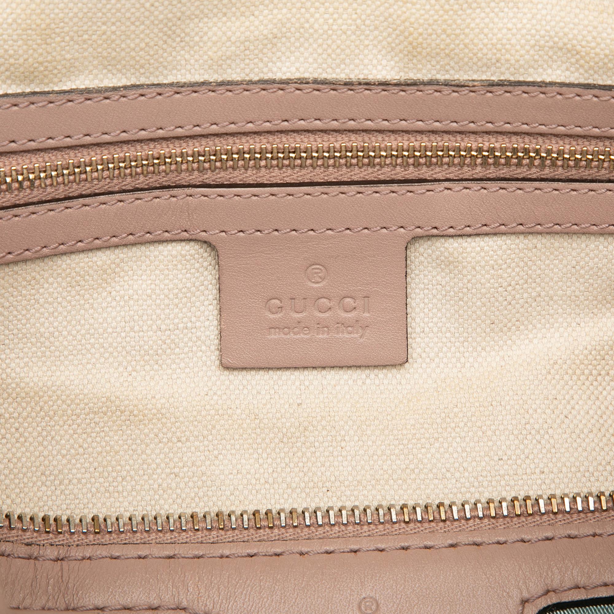Gucci Medium GG Canvas Web Joy Boston Bag