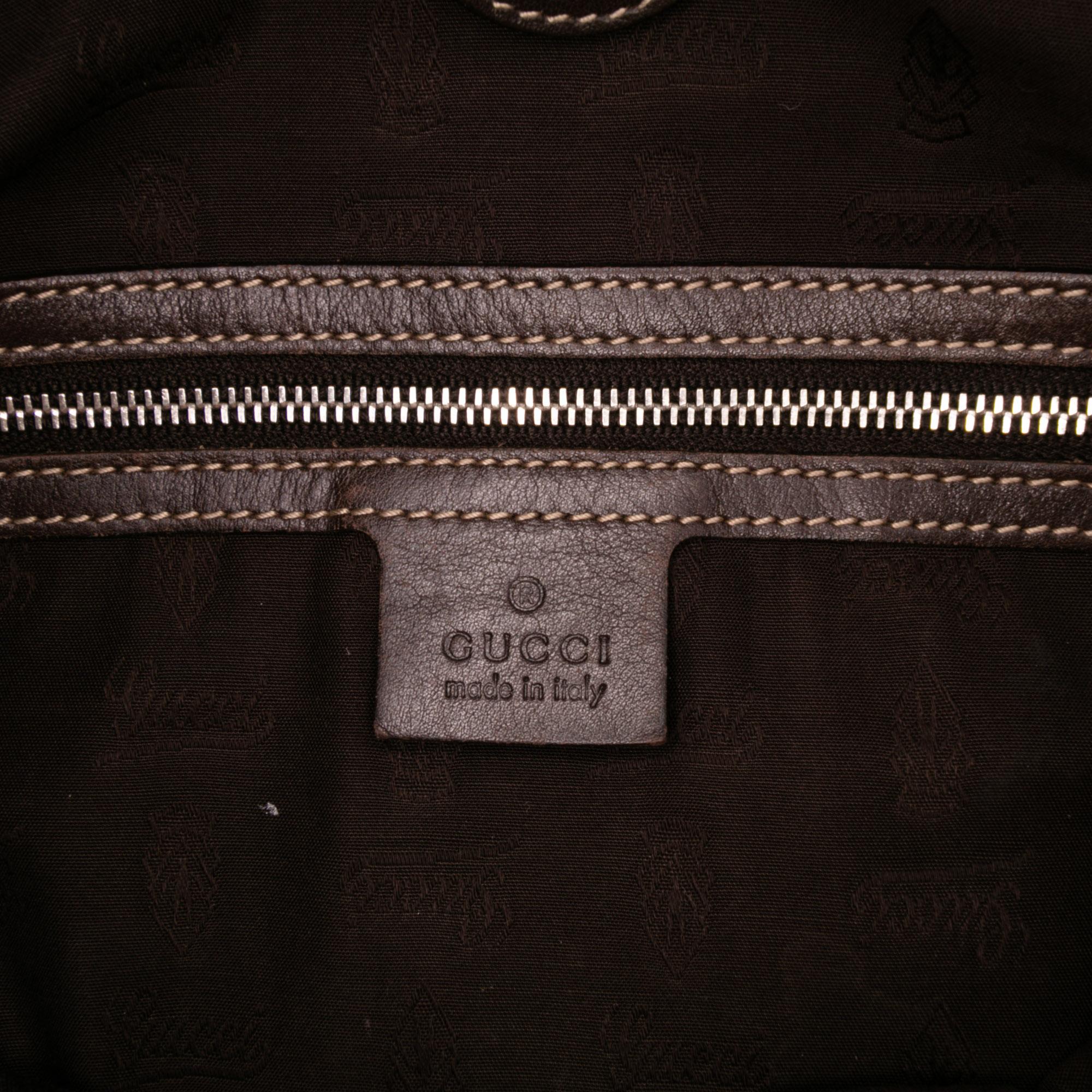 Gucci Medium GG Canvas Web Match Ball Tote