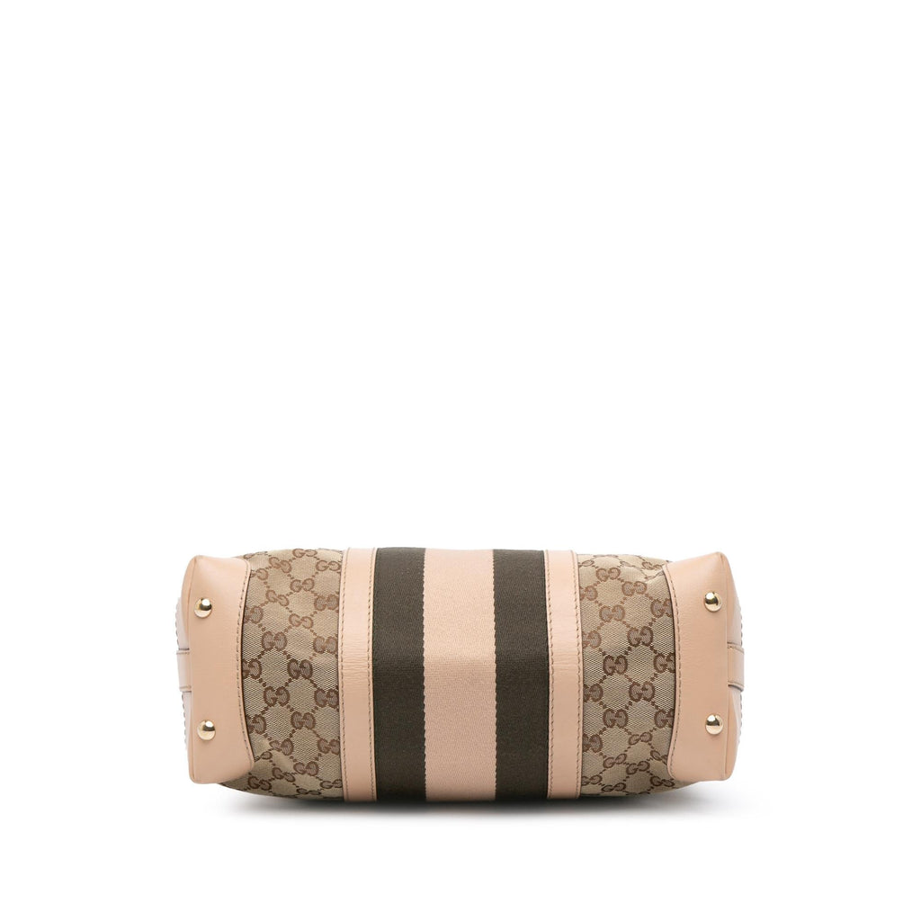 Gucci Medium GG Canvas Web Shoulder Bag