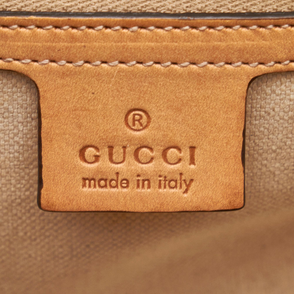 Gucci Medium GG Denim New Bamboo Satchel (SHG-qBkbXy)