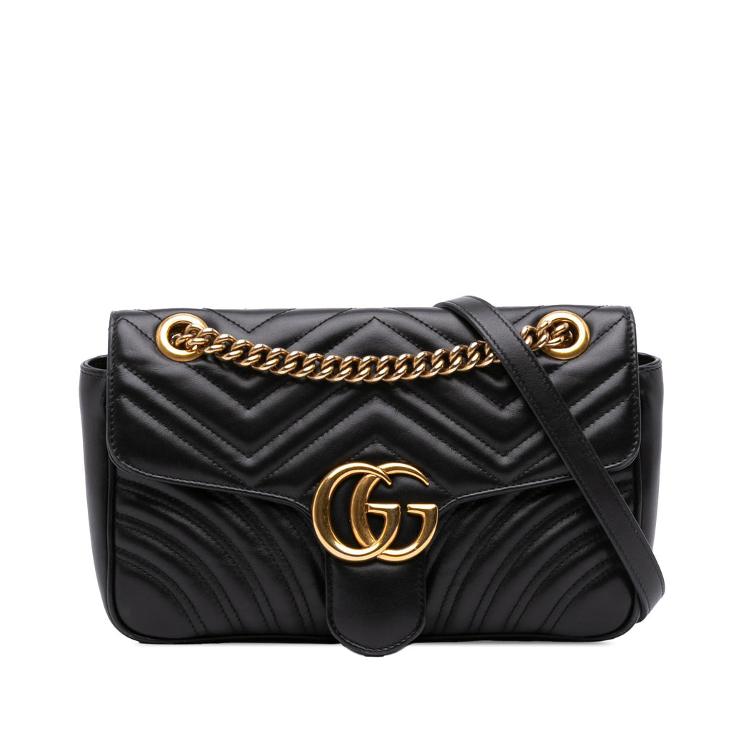 Gucci Medium GG Marmont Matelasse Leather Shoulder Bag