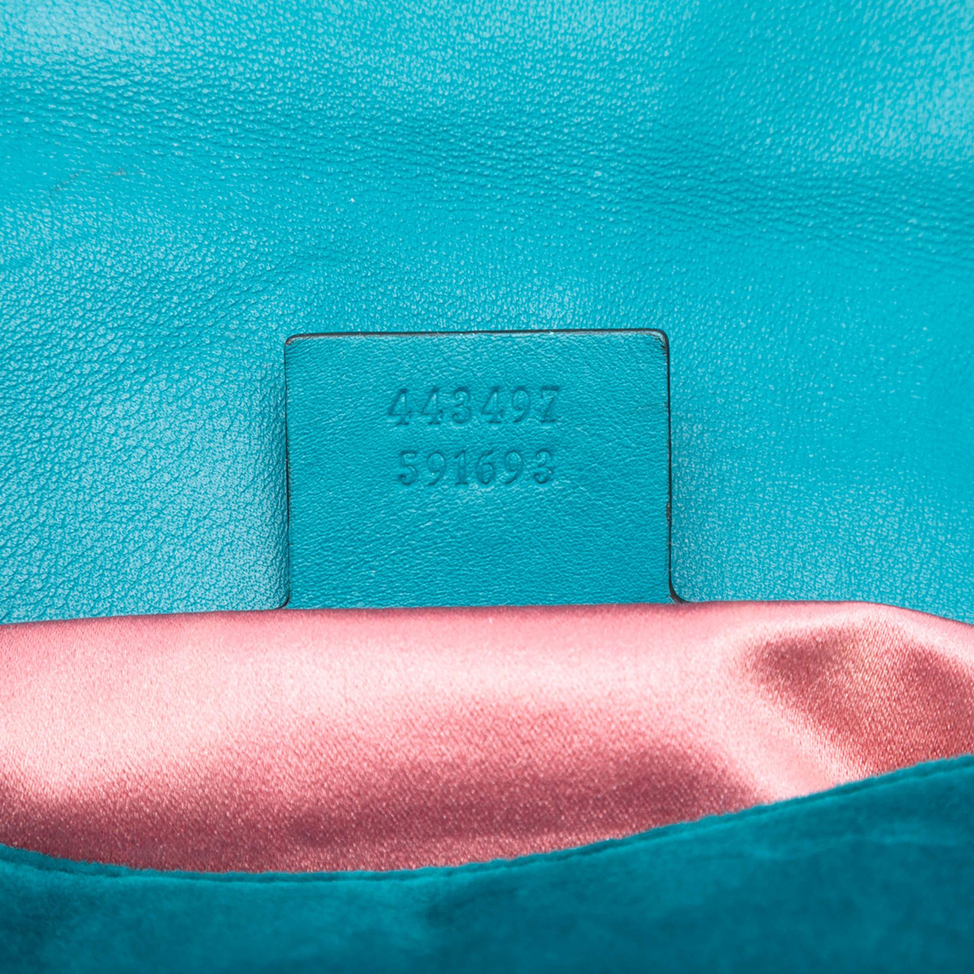 Gucci Medium GG Marmont Matelasse Velvet Shoulder Bag