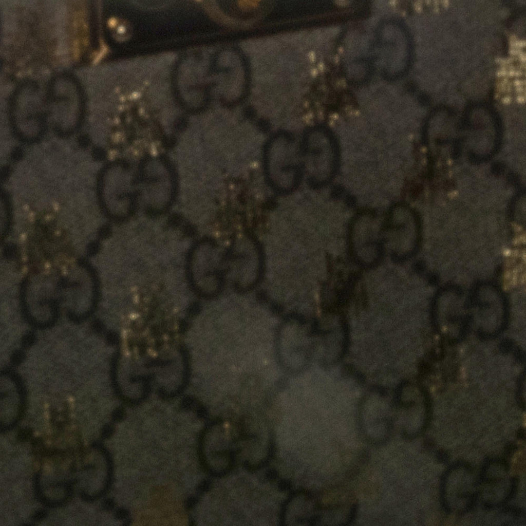 Gucci Medium GG Supreme Bees Padlock Tote (SHG-Gj3oC3)