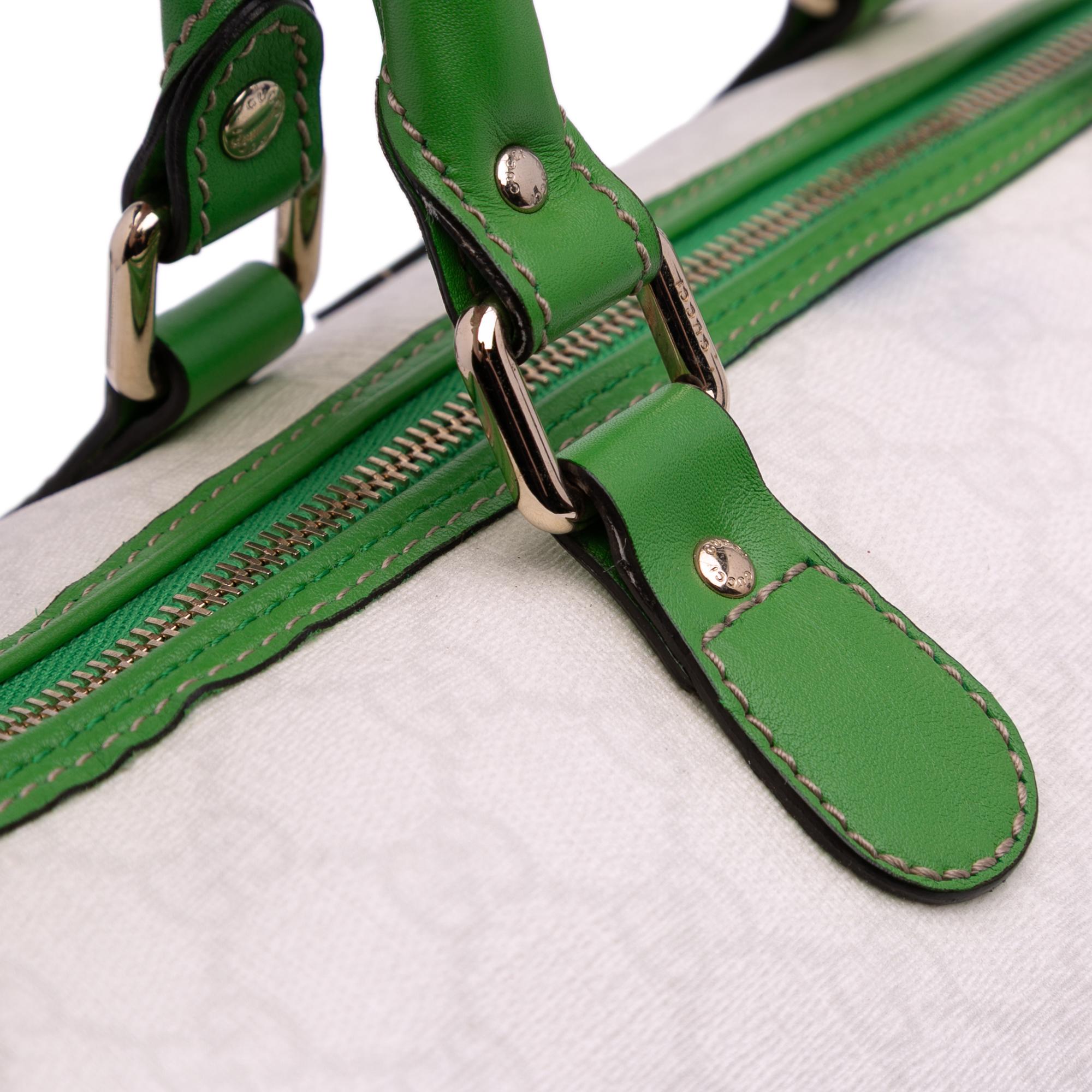 Gucci Medium GG Supreme Brazilian Flag Joy Boston Bag