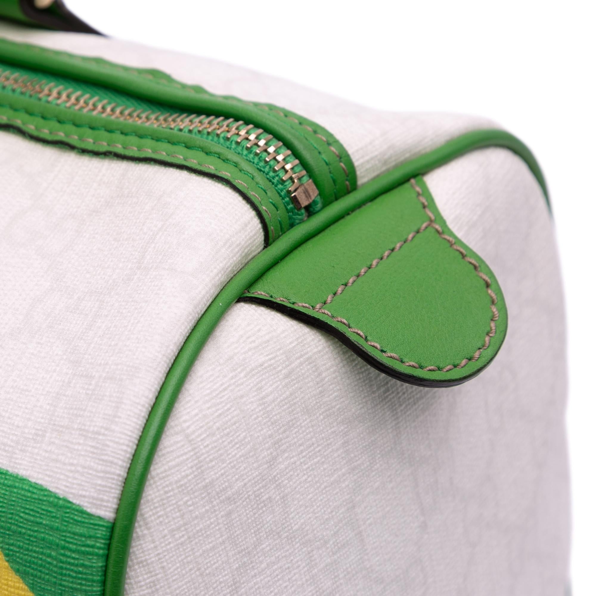 Gucci Medium GG Supreme Brazilian Flag Joy Boston Bag