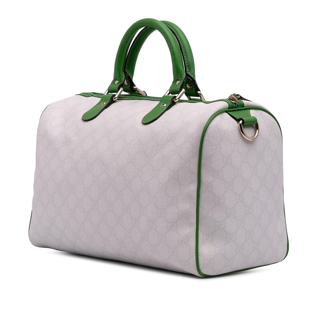 Gucci Medium GG Supreme Brazilian Flag Joy Boston Bag