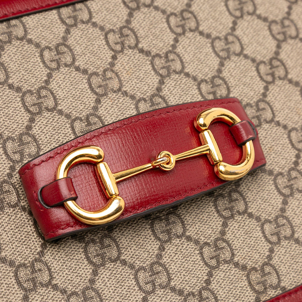 Gucci Medium GG Supreme Horsebit 1955 Shoulder Bag