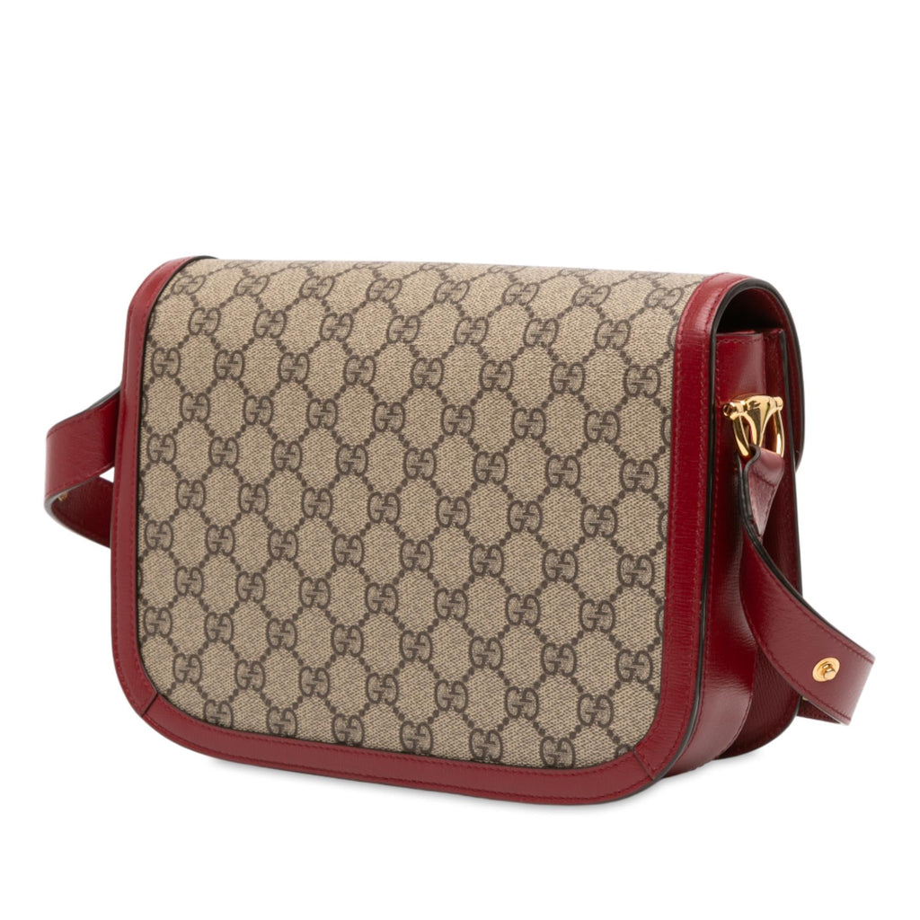 Gucci Medium GG Supreme Horsebit 1955 Shoulder Bag