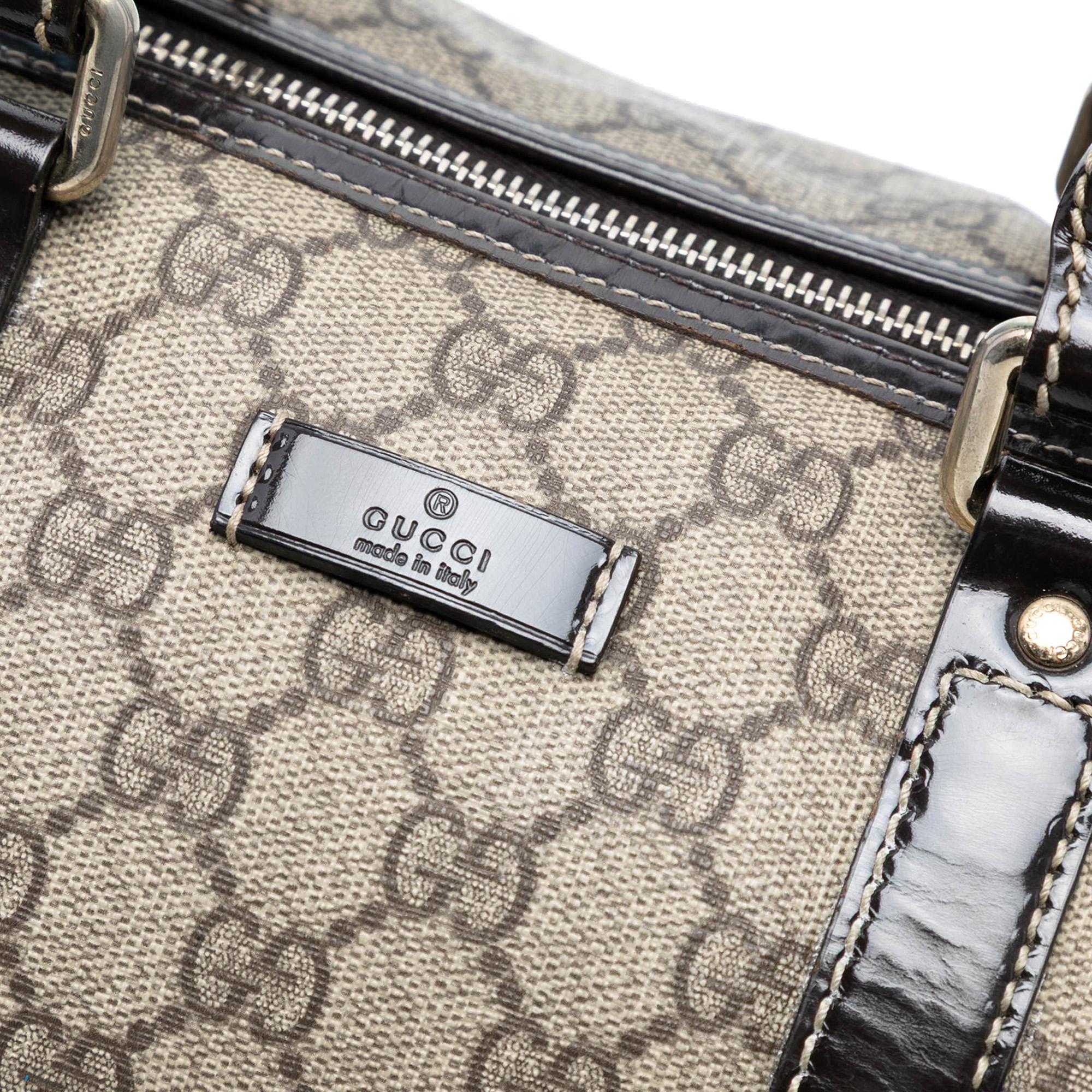 Gucci Medium GG Supreme Joy Boston Bag