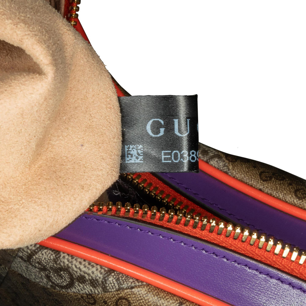 Gucci Medium GG Supreme Multicolor Patchwork Attache Crossbody (SHG-LfuVAP)