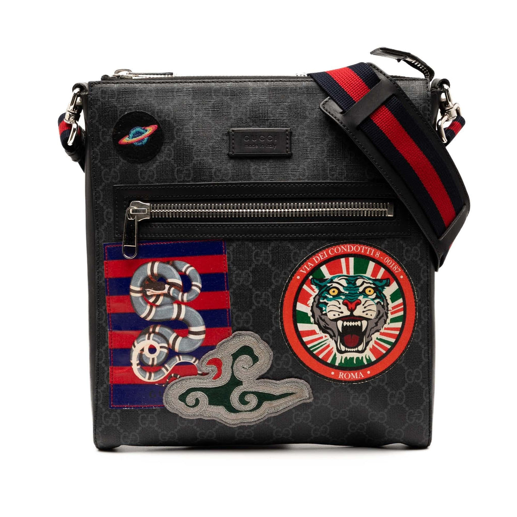 Gucci Medium GG Supreme Night Courier MessLBger Bag