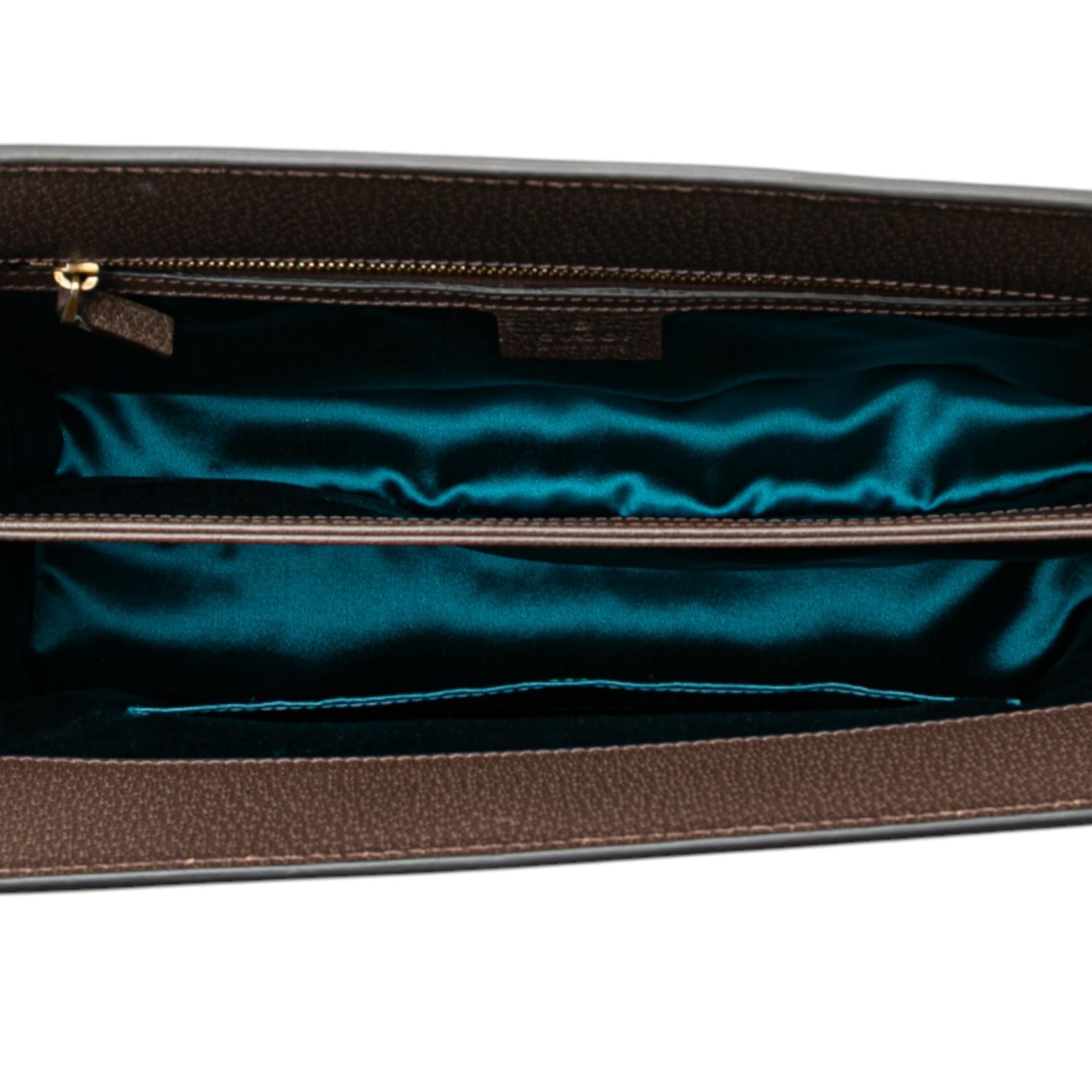 Gucci Medium GG Supreme Ophidia Web Chain Shoulder Bag