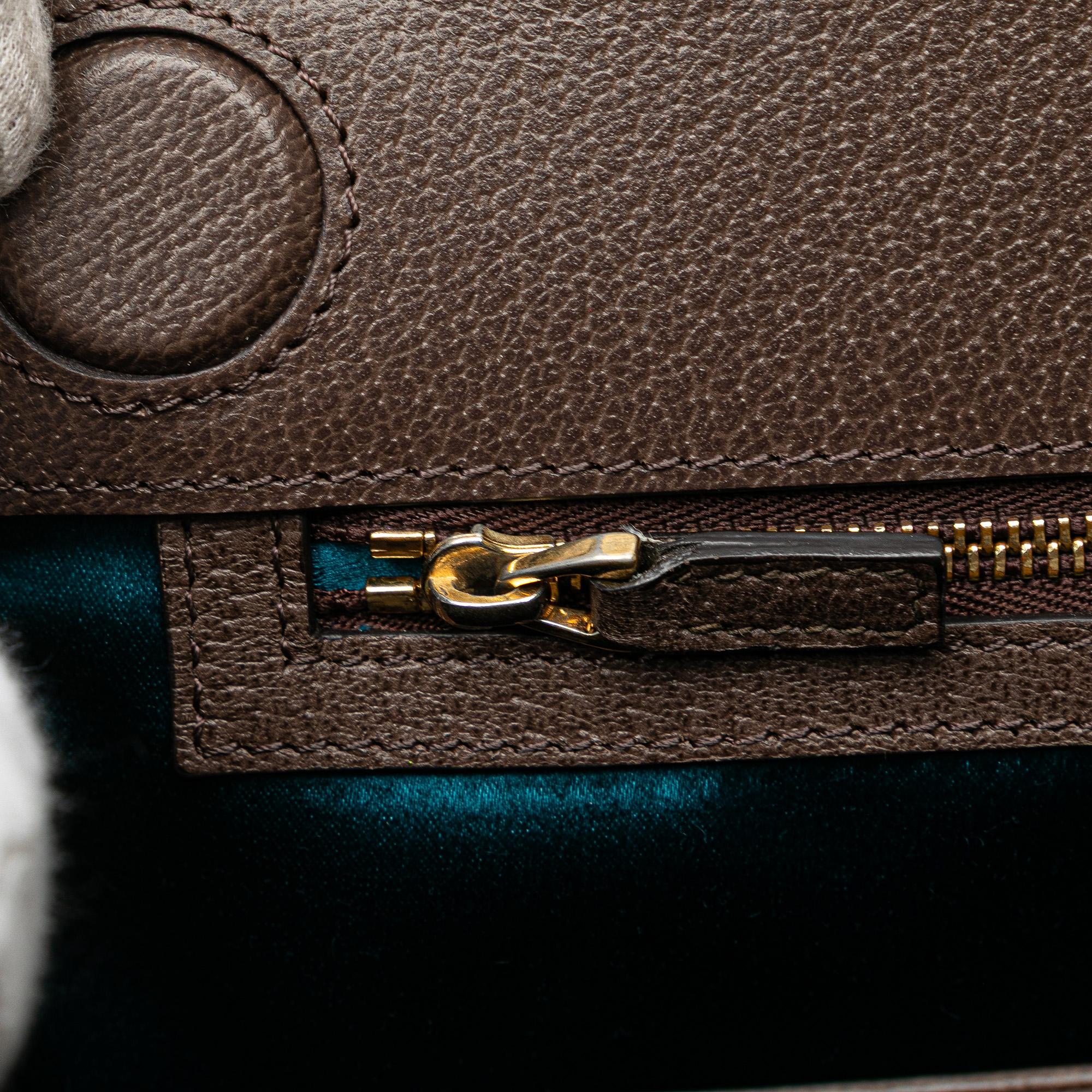 Gucci Medium GG Supreme Ophidia Web Chain Shoulder Bag