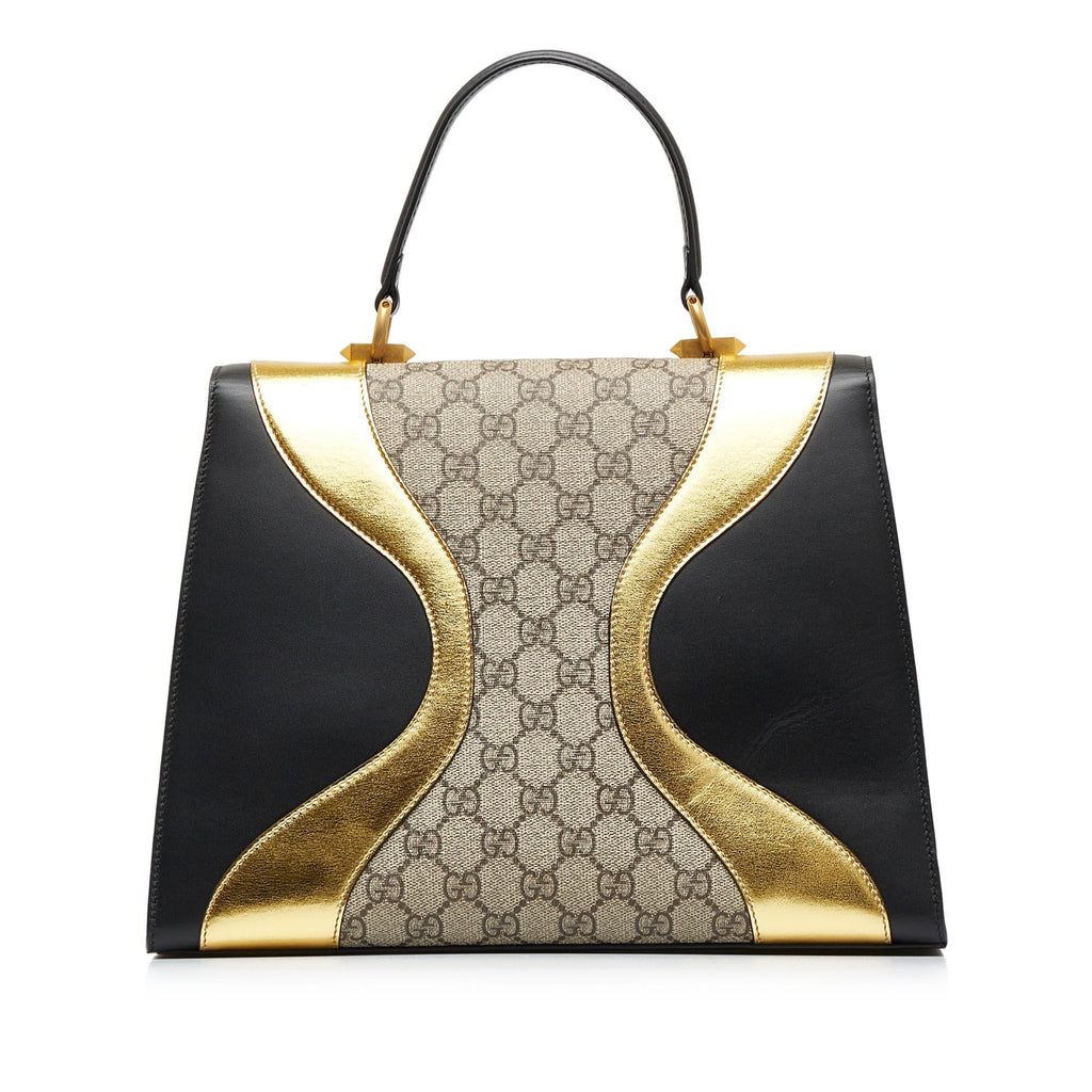 Gucci Medium GG Supreme Osiride Top Handle Bag (SHG-SiBVGy)