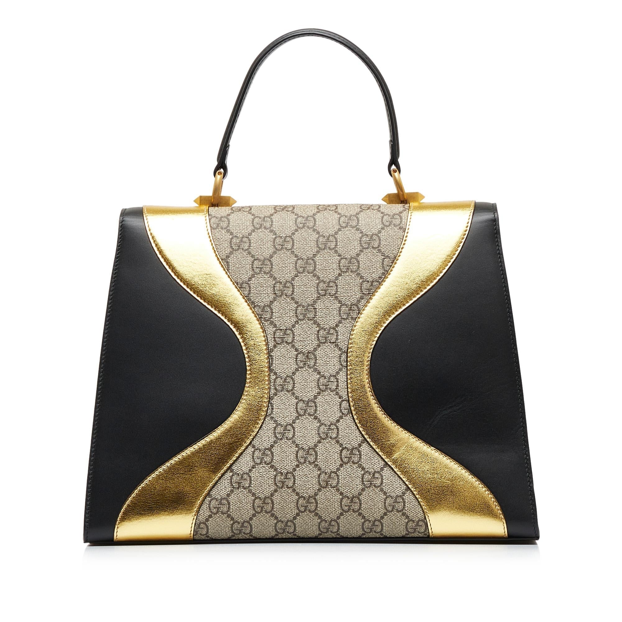 Gucci Medium GG Supreme Osiride Top Handle Bag (SHG-SiBVGy)