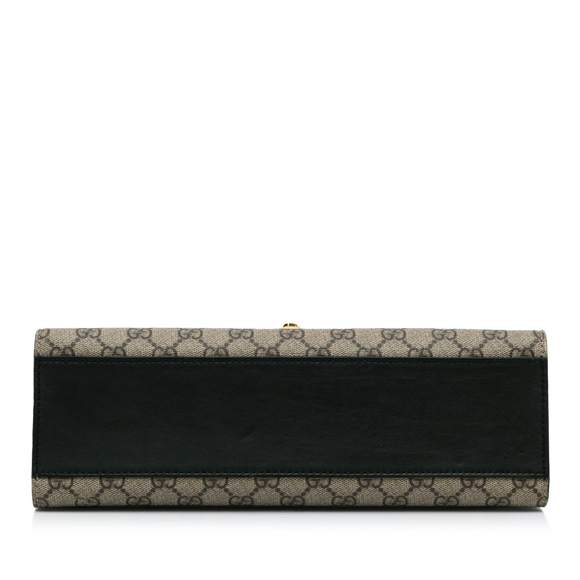 Gucci Medium GG Supreme Padlock Shoulder Bag (SHG-KEUkjB)