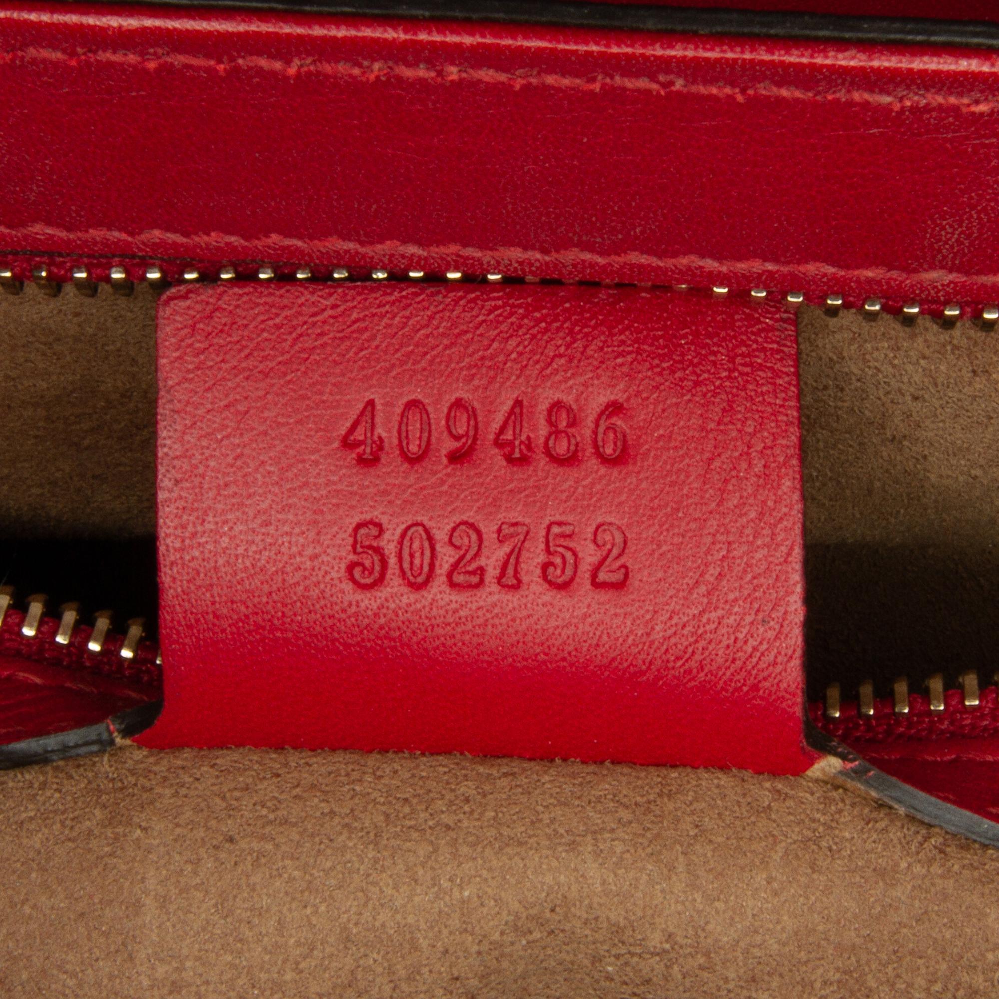 Gucci Medium GG Supreme Padlock Shoulder Bag (SHG-NsVRUv)