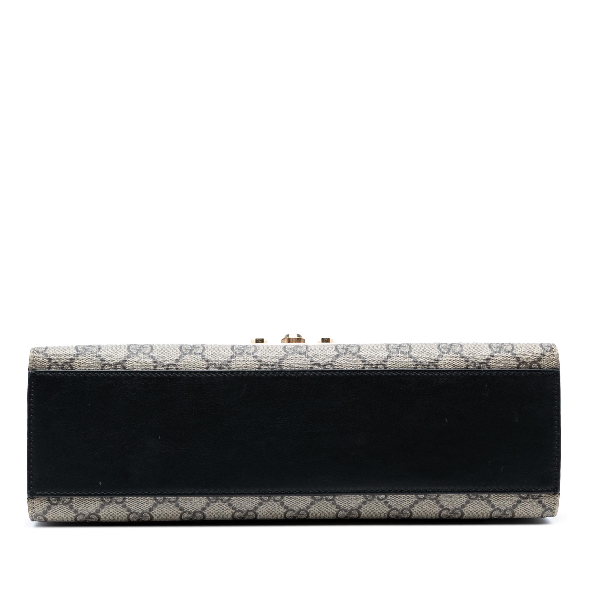Gucci Medium GG Supreme Padlock Shoulder Bag