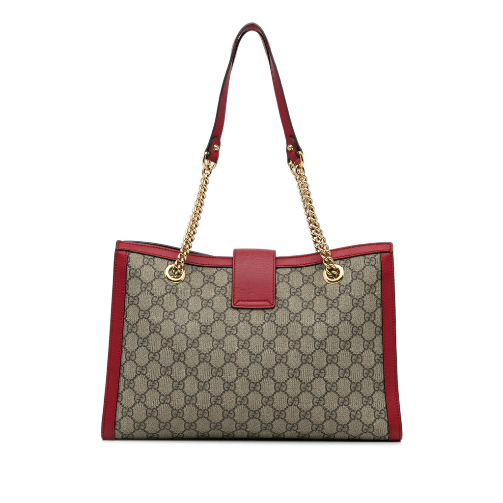 Gucci Medium GG Supreme Padlock Tote Bag (SHG-a8LoUy)