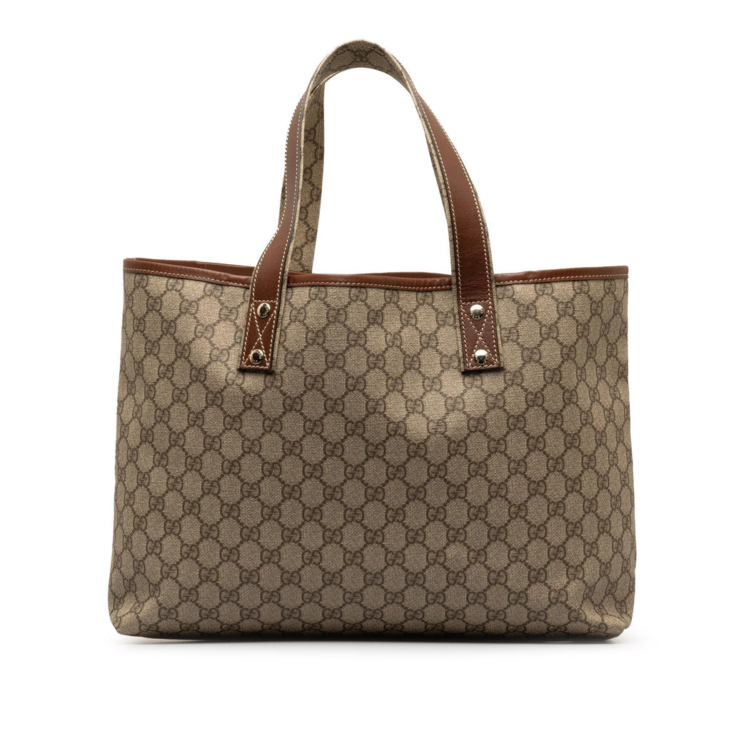 Gucci Medium GG Supreme Web Loop Tote Bag (SHG-Ew9uNi)