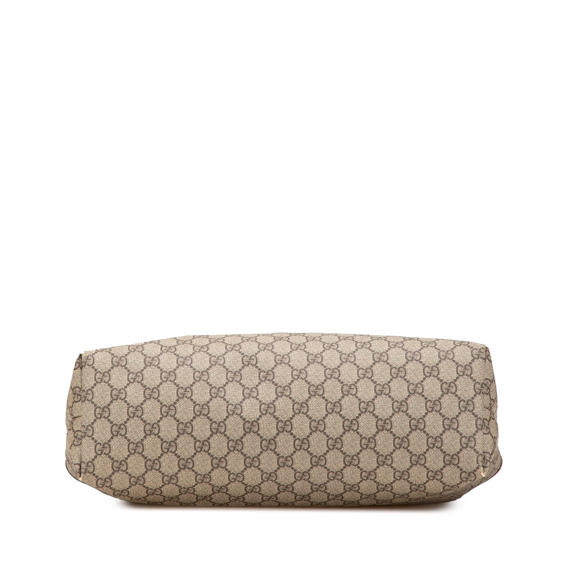 Gucci Medium GG Supreme Web Loop Tote Bag