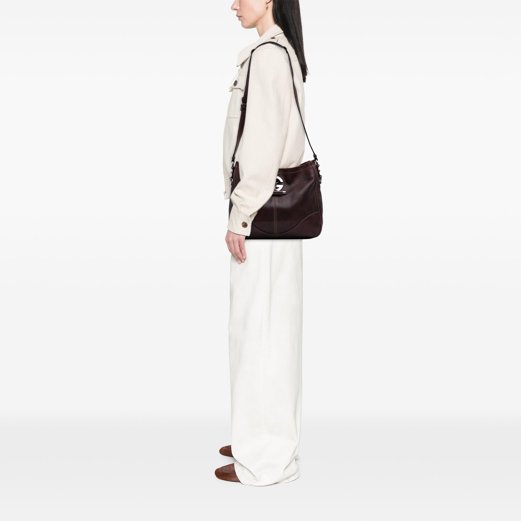 Gucci Medium Grained Calfskin Charlotte Crossbody