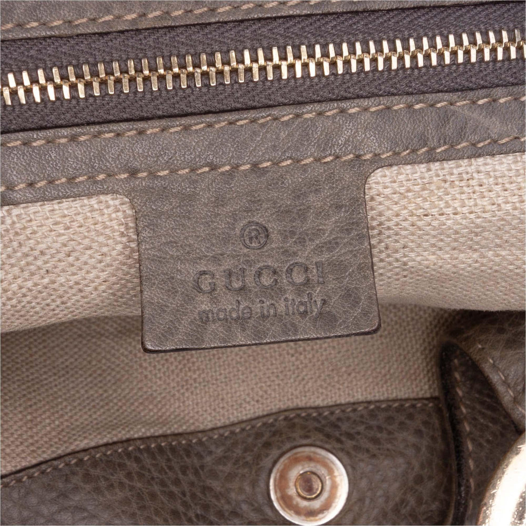 Gucci Medium Grained Calfskin Charlotte Hobo