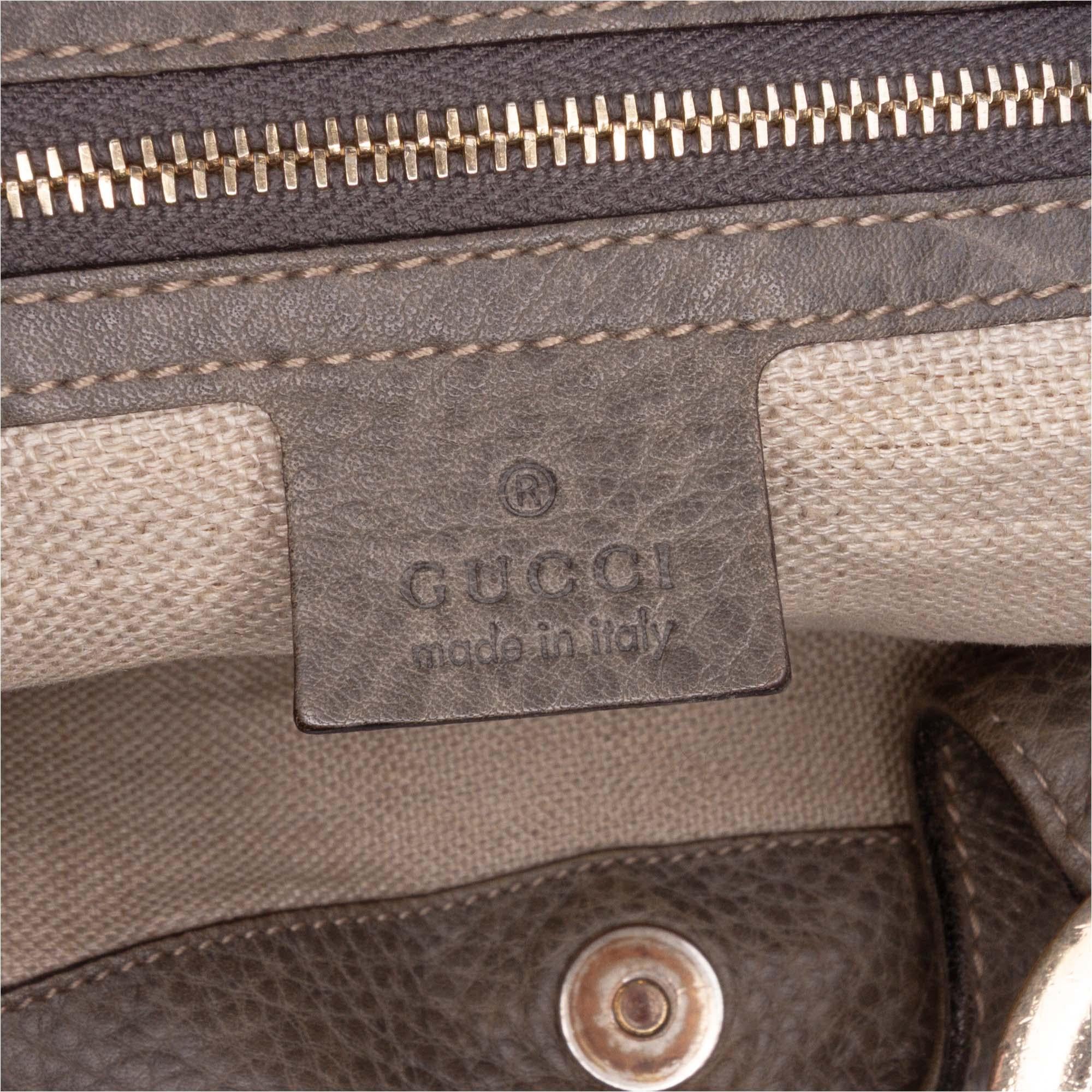 Gucci Medium Grained Calfskin Charlotte Hobo