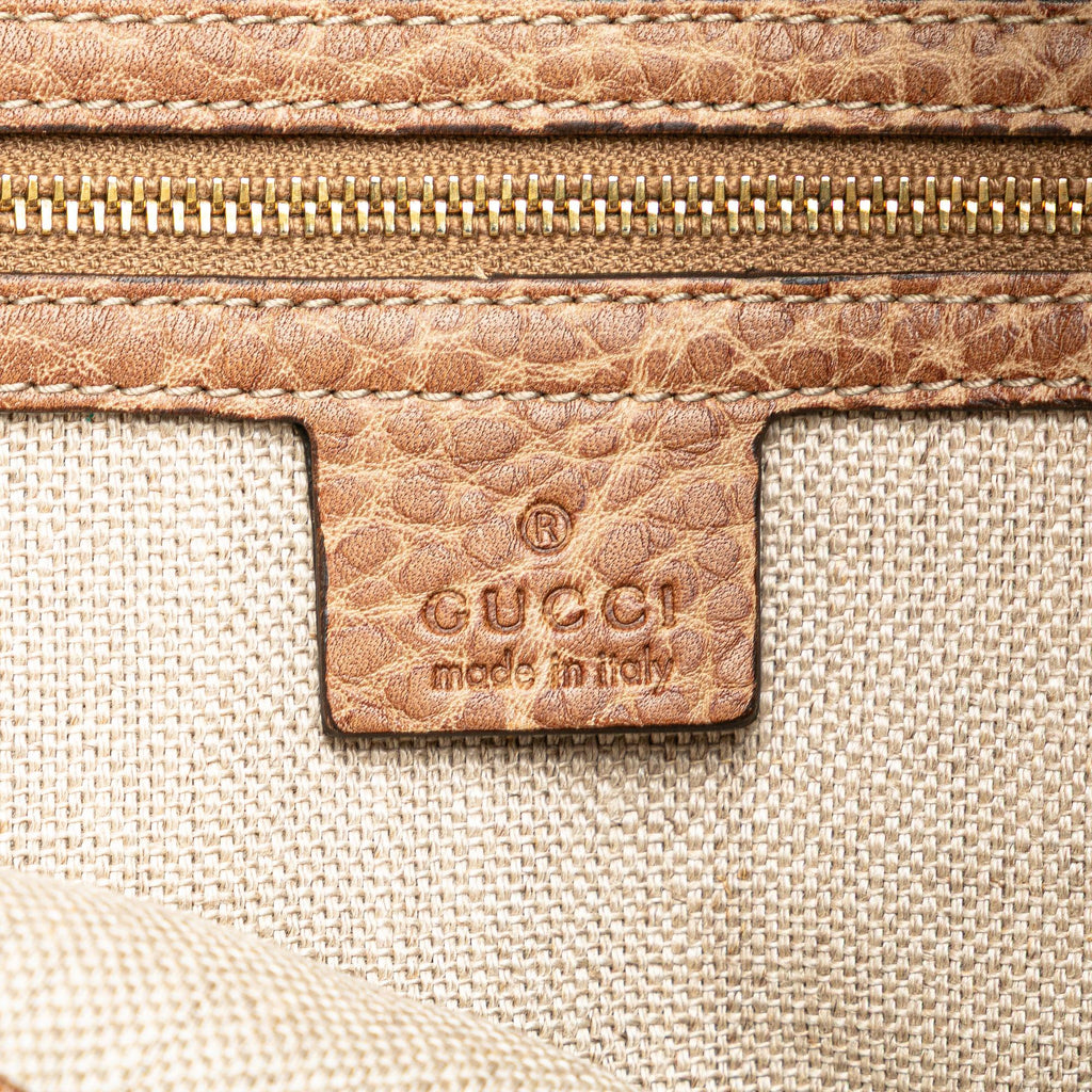 Gucci Medium Grained Calfskin Charlotte Hobo