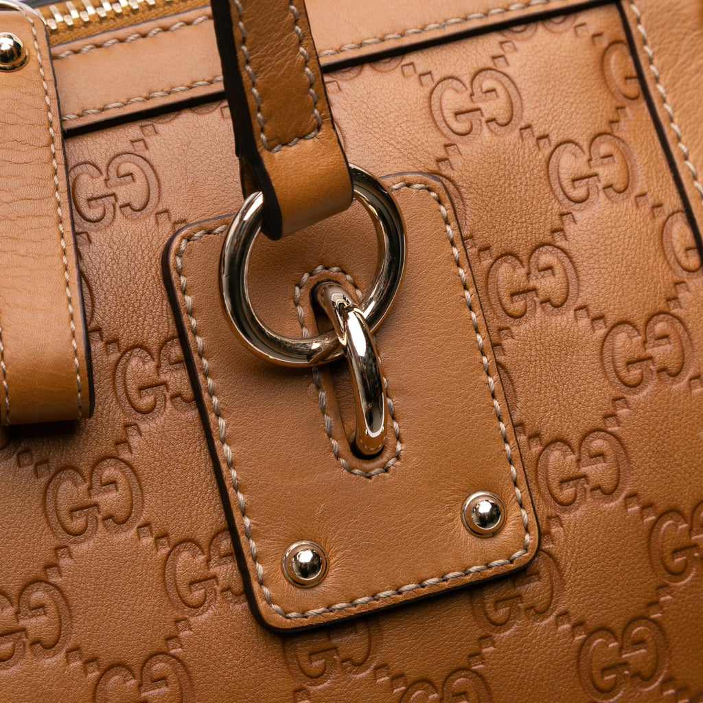 Gucci Medium Guccissima Charm Satchel