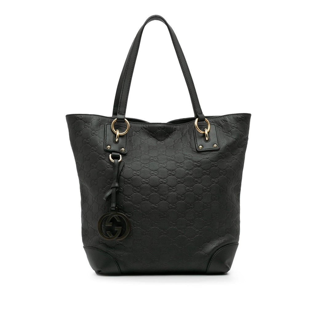 Gucci Medium Guccissima Charm Tote