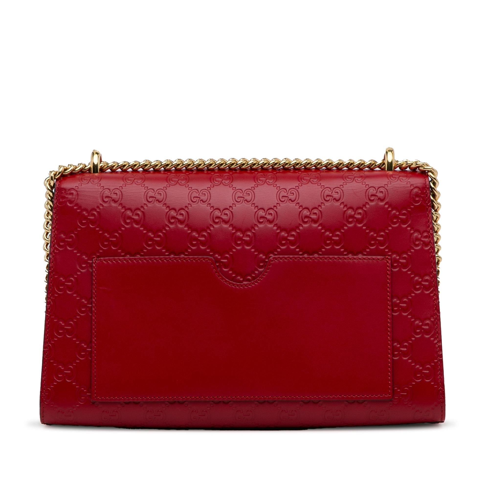 Gucci Medium Guccissima Padlock Shoulder Bag (SHG-rhl6JS)