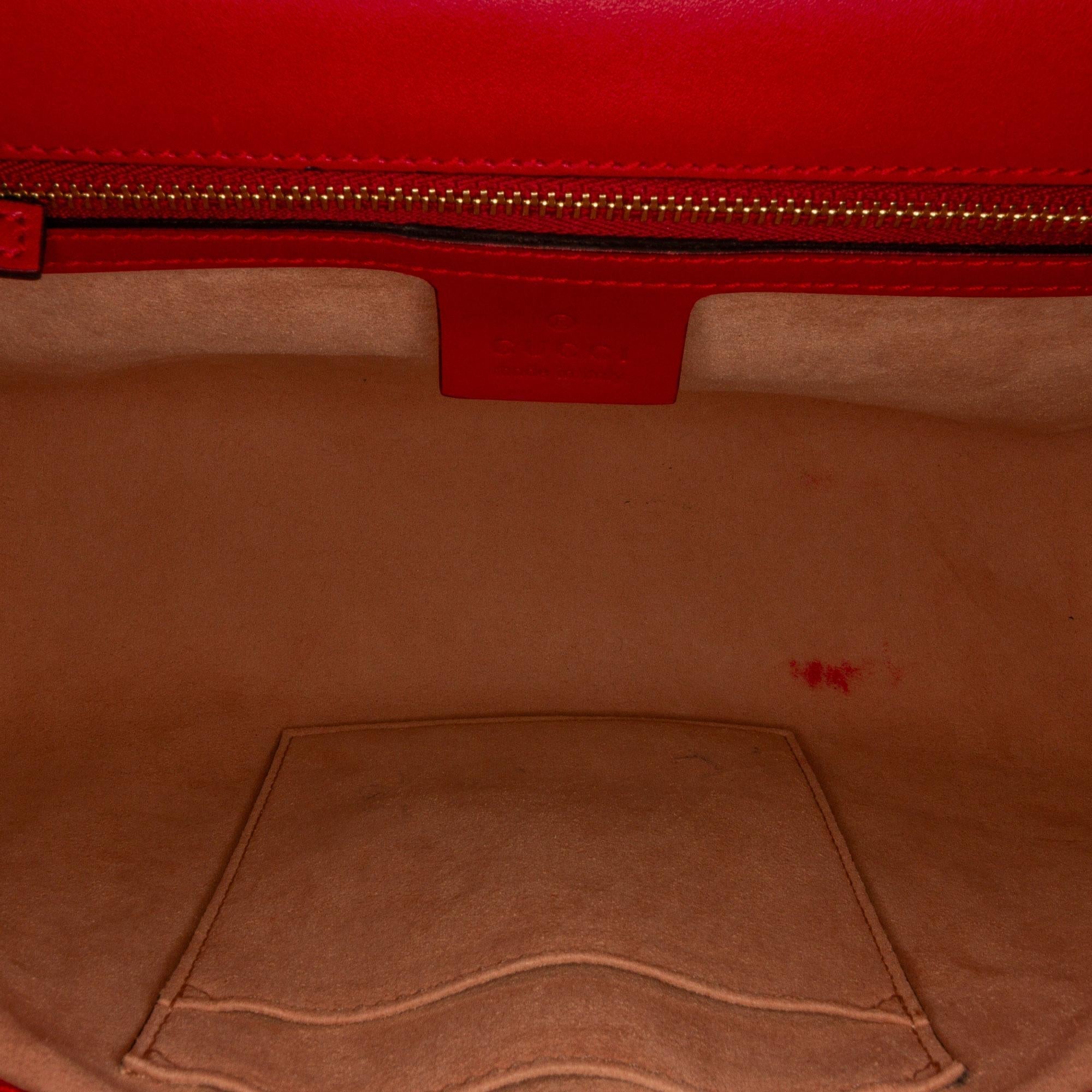Gucci Medium Guccissima Padlock Shoulder Bag (SHG-rhl6JS)