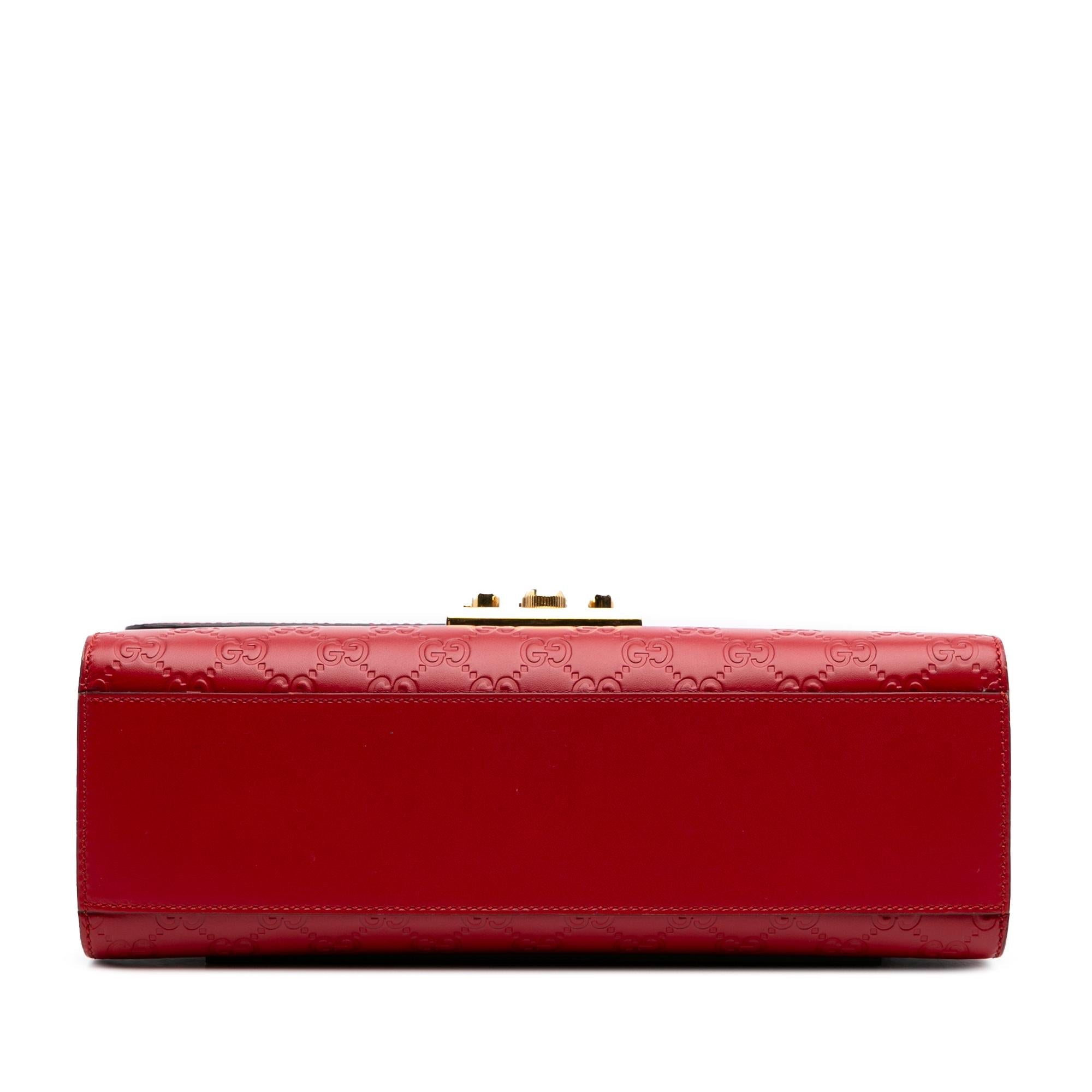 Gucci Medium Guccissima Padlock Shoulder Bag