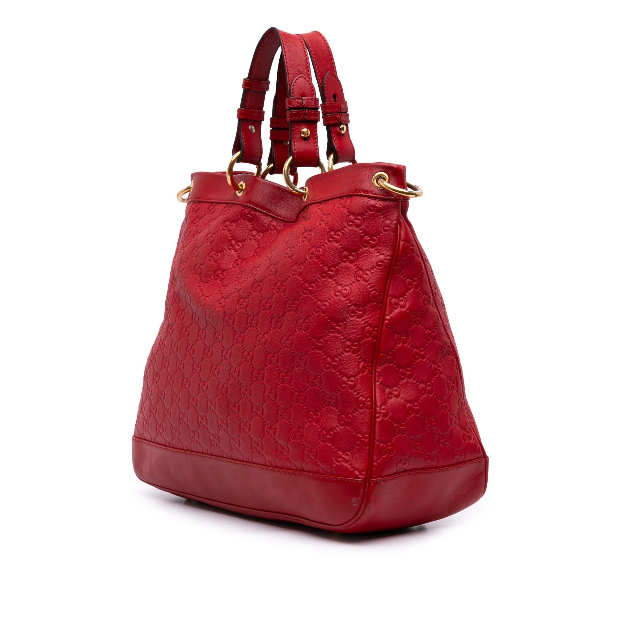 Gucci Medium Guccissima ValLBtine Top Handle Bag