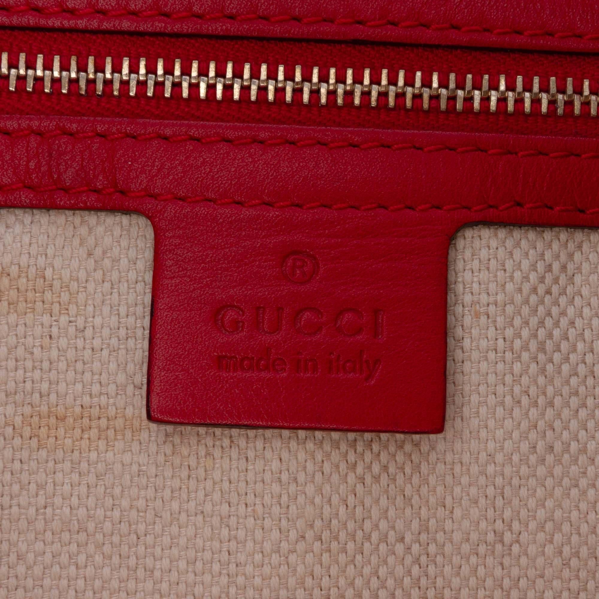 Gucci Medium Guccissima Valentine Top Handle Bag