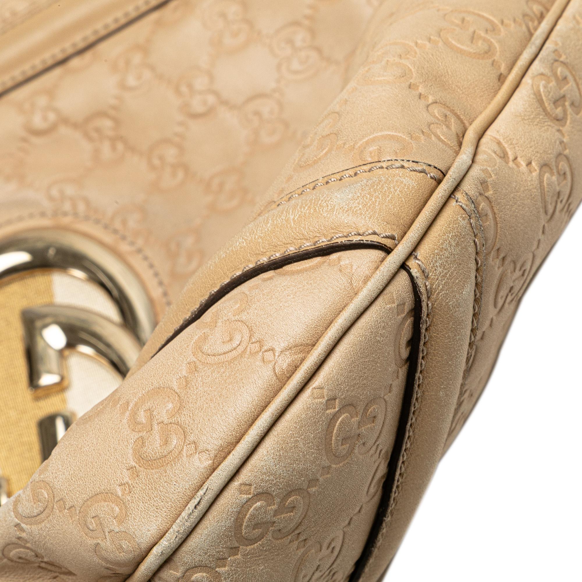 Gucci Medium Guccissima Web Britt Satchel