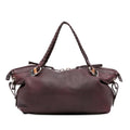 Gucci Medium Leather Bamboo Bar Tote