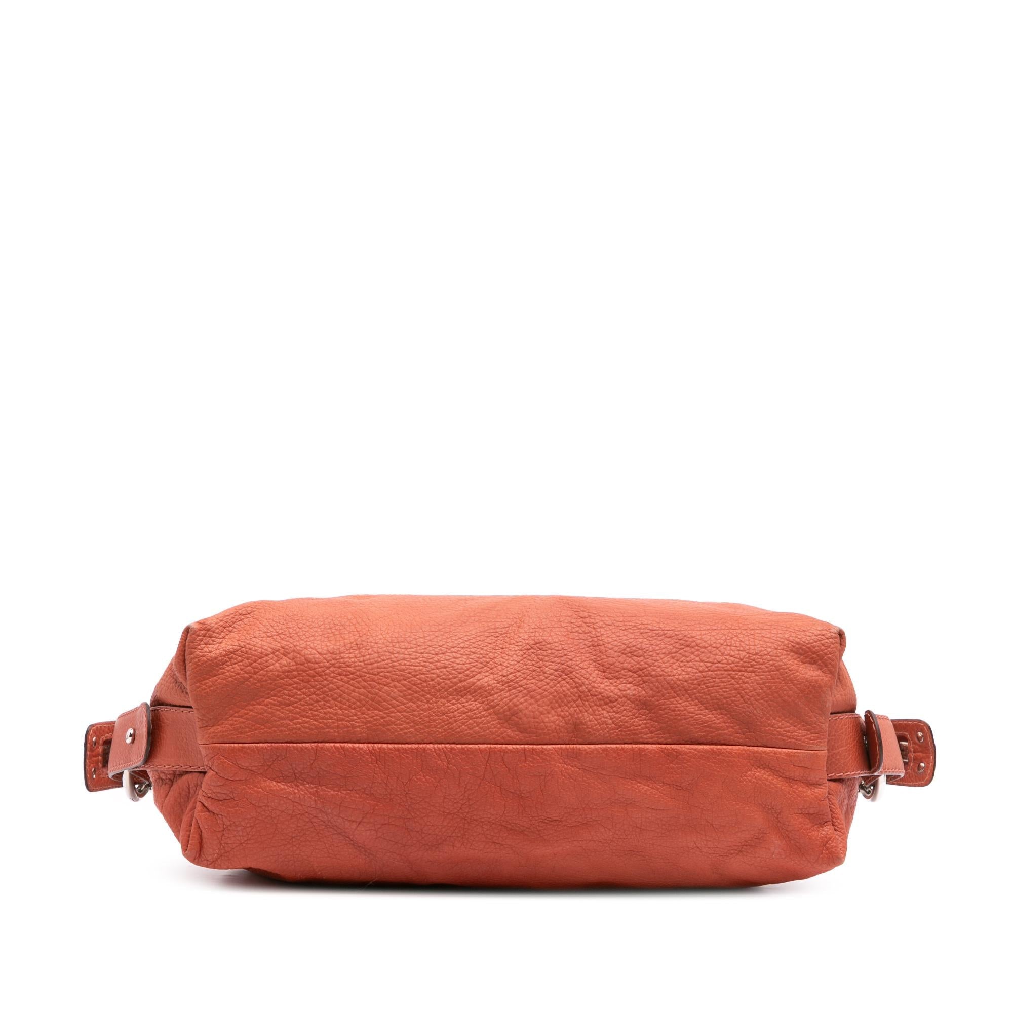 Gucci Medium Leather Bamboo Bar Tote
